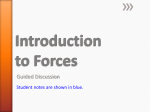 Introduction to Forces Guided Discussion ppt