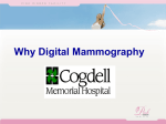 Digital Mammography - Cogdell Memorial Hospital