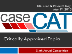 CaseCAT Overview (PowerPoint)