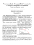 Performance Study of Magnetic Field Concentration Techniques on