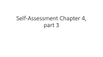 Self-Assessment Chapter 4, part 3 - CM