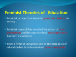 Feminist Theories of Education