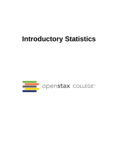 Introductory Statistics - San Mateo County Community College District