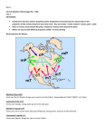 Name: Ch 24.5 Weather Patterns (pgs 765 – 768) Part 1 AIR MASS