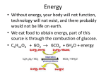 Energy - Chemistry R: 4(AE)