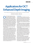 Applications for OCT Enhanced Depth Imaging