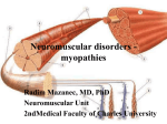 Neuromuscular disorders, myopathies