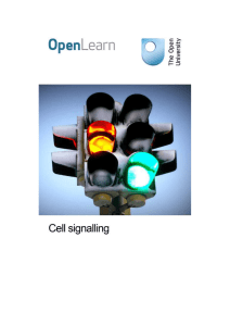 Cell signalling - The Open University