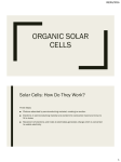 ORGANIC Solar Cells - U of L Class Index