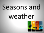 Seasons and weather - E