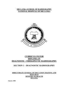 Competencies - sri lanka school of radiography