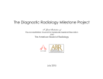 The Diagnostic Radiology Milestone Project