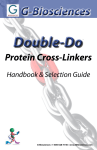 Protein Cross-linkers handbook and selection guide