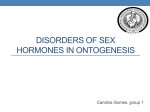 Disorders of sex hormones (Carolina Gomes)