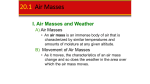 20.1 Air Masses