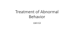 13 Treatment of Abnormal Behavior