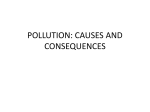 POLLUTION: CAUSES AND EFFECTS