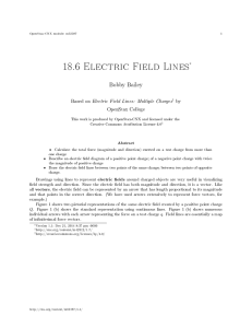 18.6 Electric Field Lines