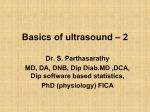 Basics of ultrasound – 2 MGMC