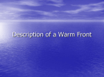 Description of a Warm Front