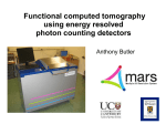 Functional computed tomography using energy resolved photon