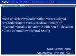 Effect of Early Revascularization versus