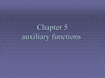Chapter 5 auxiliary functions