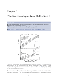 The fractional quantum Hall effect I