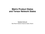 Matrix Product States and Tensor Network States