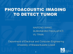 photoacoustic imaging to detect tumor