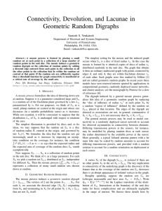 Connectivity, Devolution, and Lacunae in