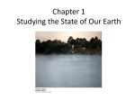 Chapter 1 Ppt: Studying the State of Our Earth