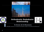 Orthodontic Endodontic Relationship