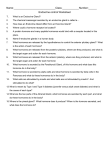 Endocrine System Worksheet