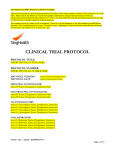 Protocol (Clinical Trial) Template