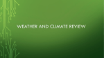 Weather and Climate Review