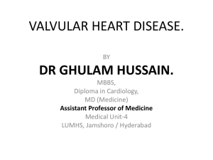 VALVULAR HEART DISEASE