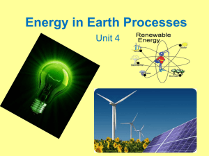 Energy Notes (part 1)