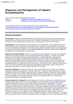 Diagnosis and Management of Hepatic