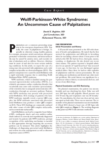 Wolff-Parkinson-White Syndrome: An Uncommon Cause of