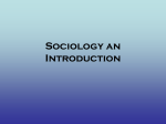 Sociology an Introduction