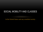 Social Mobility and Classes