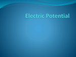 Lecture 4 Electric Potential