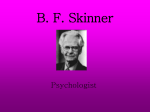 B. F. Skinner