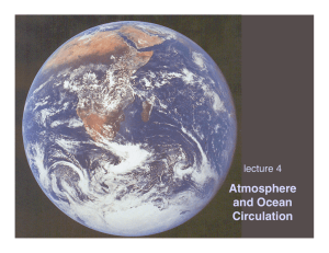 Atmosphere and Ocean Circulation