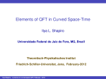 Elements of QFT in Curved Space-Time
