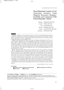 Three-Dimensional Analysis of Left Ventricular Geometry Using