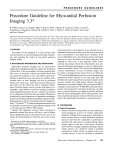 Procedure Guideline for Myocardial Perfusion Imaging 3.3*