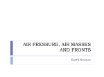 AIR MASSES AND FRONTS WebQuest
