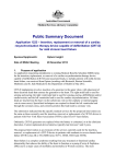 Final Public Summary Document - Word 138 KB